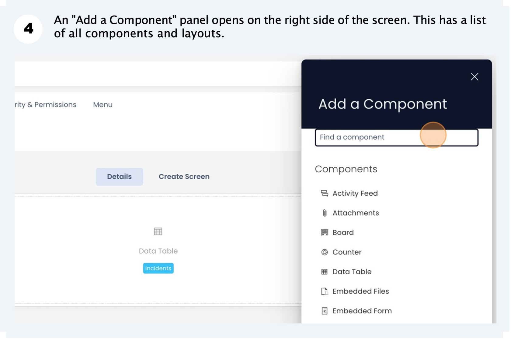 Create new list page step 4